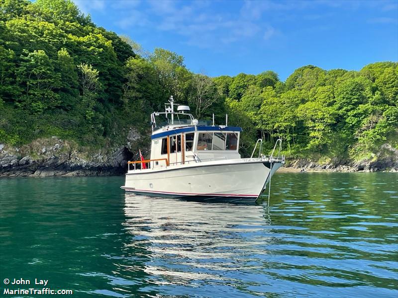 morgarer of helford (Pleasure craft) - IMO , MMSI 232037277, Call Sign MJQO6 under the flag of United Kingdom (UK)