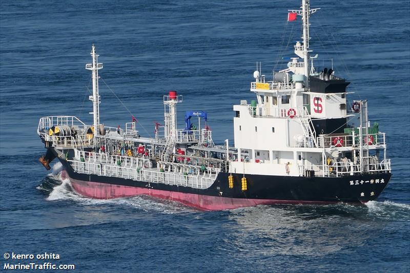 shinko maru no31 (Tanker) - IMO , MMSI 431019549, Call Sign JD5133 under the flag of Japan