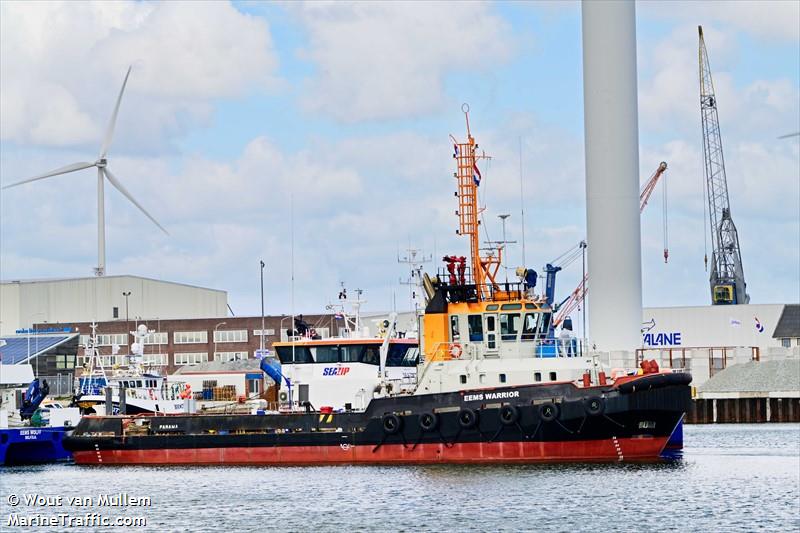 eems warrior (Tug) - IMO 9213674, MMSI 357264000, Call Sign HO2416 under the flag of Panama