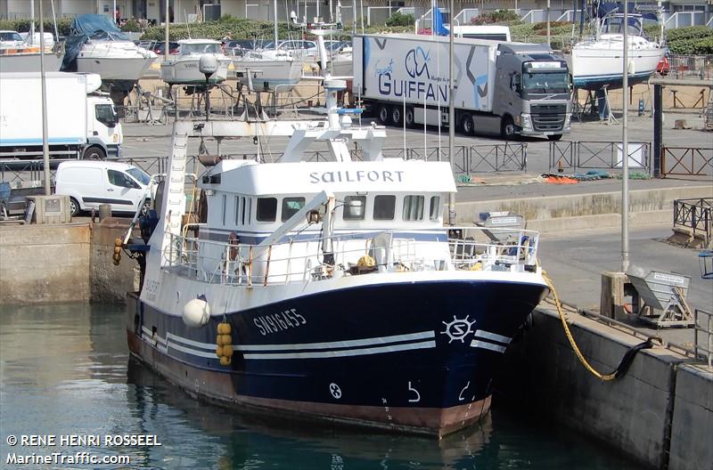 fv sailfort (Fishing vessel) - IMO , MMSI 227315560, Call Sign FW9426 under the flag of France