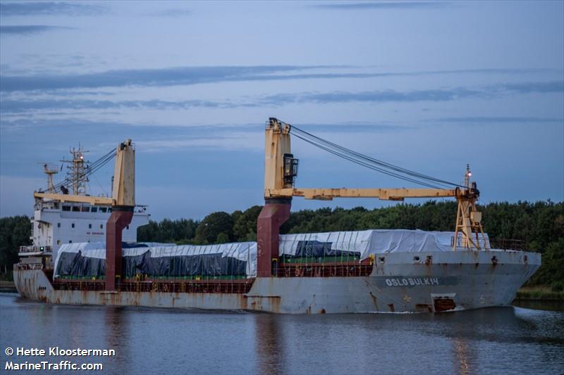 oslo bulk 14 (General Cargo Ship) - IMO 9432490, MMSI 259164000, Call Sign LARH8 under the flag of Norway