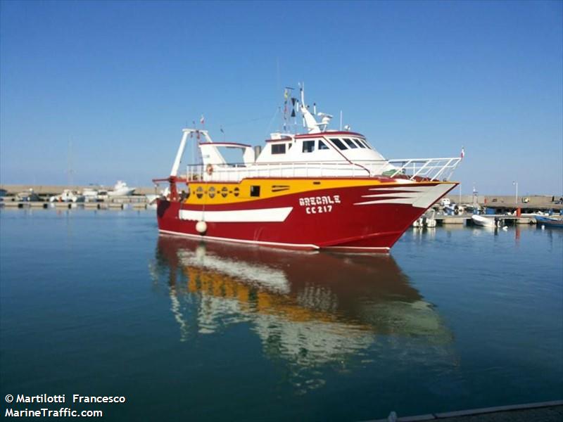 grecale (Fishing vessel) - IMO , MMSI 247133470, Call Sign ILBG2 under the flag of Italy