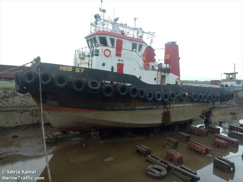 tb mbs 57 (Tug) - IMO , MMSI 525024176, Call Sign YD6882 under the flag of Indonesia