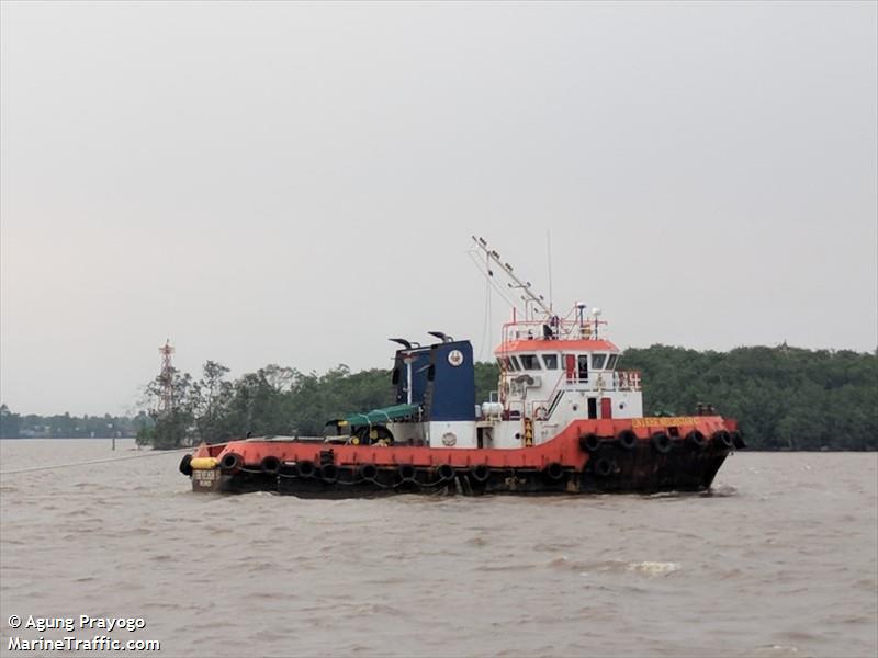 entebe megastar 67 (Tug) - IMO 9568756, MMSI 525015820, Call Sign YDA6490 under the flag of Indonesia