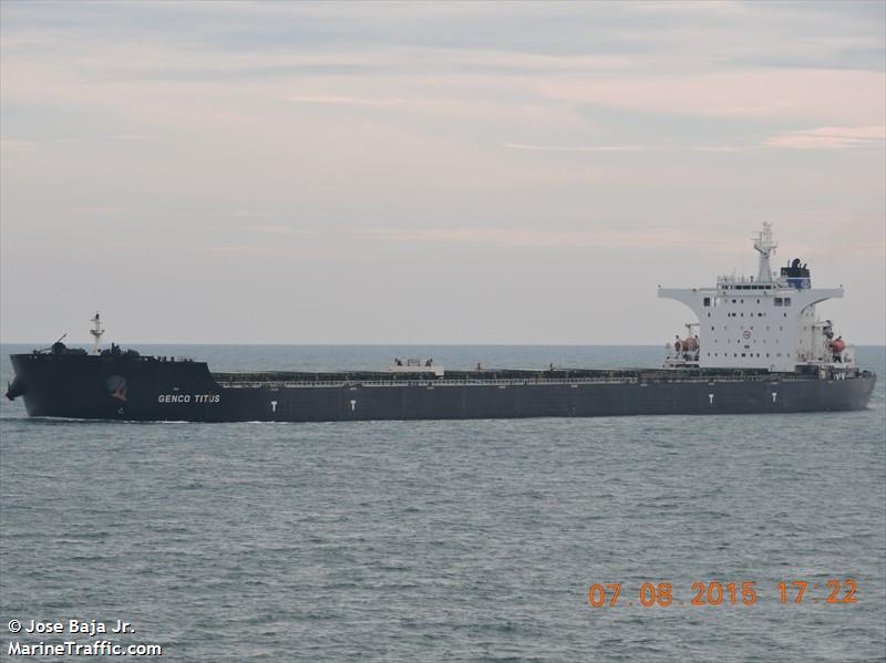 genco titus (Bulk Carrier) - IMO 9410959, MMSI 538009964, Call Sign V7A5401 under the flag of Marshall Islands