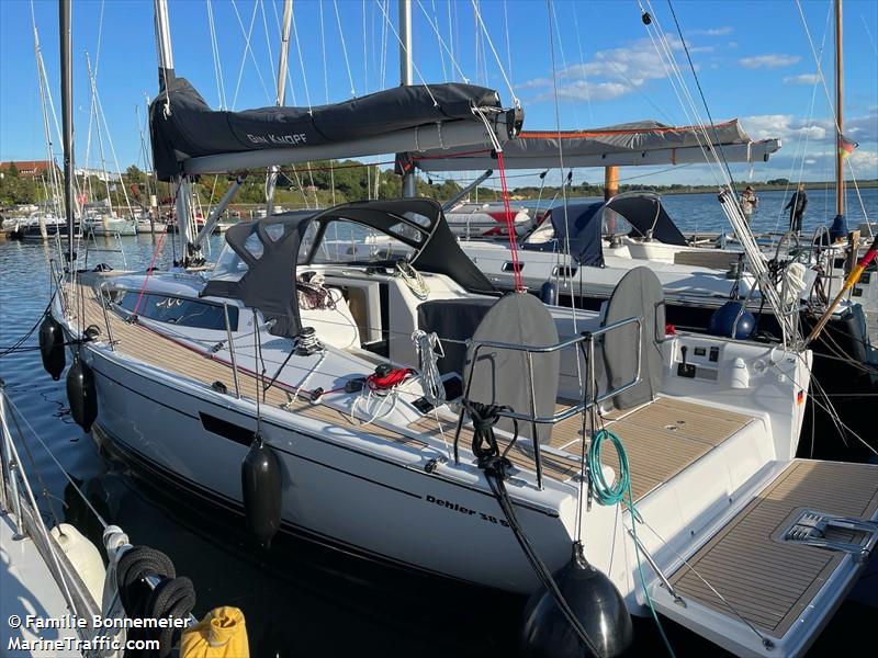 gin knopf (Sailing vessel) - IMO , MMSI 211880360, Call Sign DD8518 under the flag of Germany