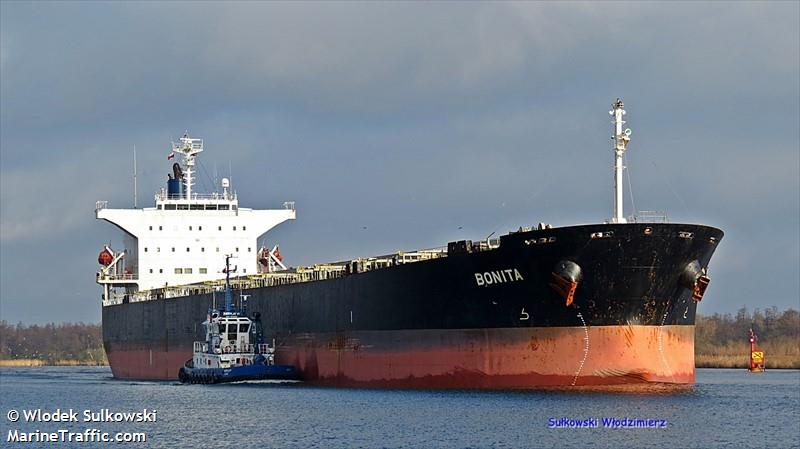 bonita (Bulk Carrier) - IMO 9231286, MMSI 636021889, Call Sign A8TM5 under the flag of Liberia