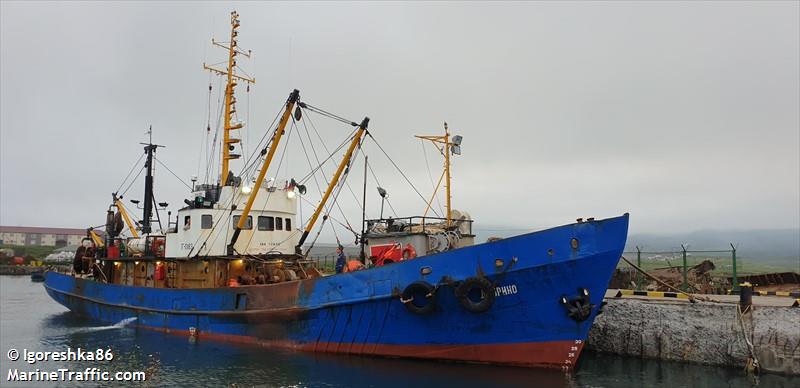 dobrino (Fishing Vessel) - IMO 7426992, MMSI 273566210, Call Sign UGHY under the flag of Russia