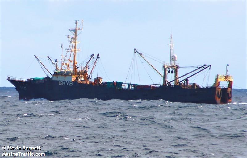 oyang 88 (Fishing Vessel) - IMO 8223749, MMSI 441430000, Call Sign 6KVB under the flag of Korea