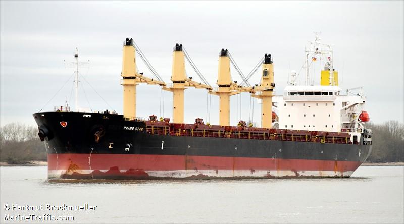 prime star (Bulk Carrier) - IMO 9612284, MMSI 636022085, Call Sign 5LHC6 under the flag of Liberia