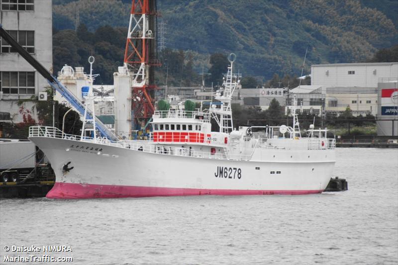 kifuku maru no36 (Fishing Vessel) - IMO 9115676, MMSI 431600275, Call Sign JM6278 under the flag of Japan