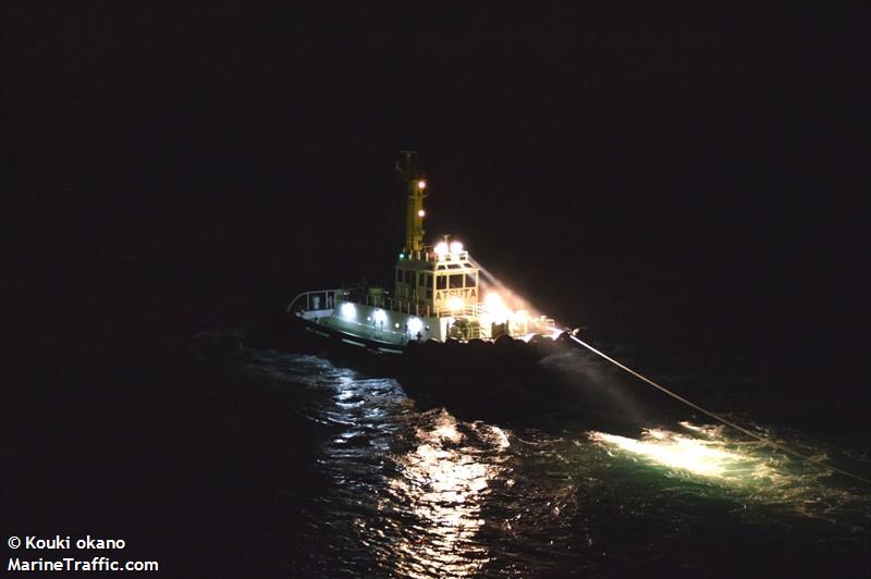 atsuta maru (Tug) - IMO , MMSI 431002043, Call Sign JD3117 under the flag of Japan