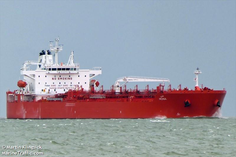 mona (Chemical/Oil Products Tanker) - IMO 9917880, MMSI 403646000, Call Sign HZKV under the flag of Saudi Arabia