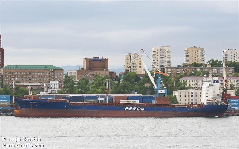 kapitan maslov (Container Ship) - IMO 9130157, MMSI 636002495, Call Sign 5LJB6 under the flag of Liberia