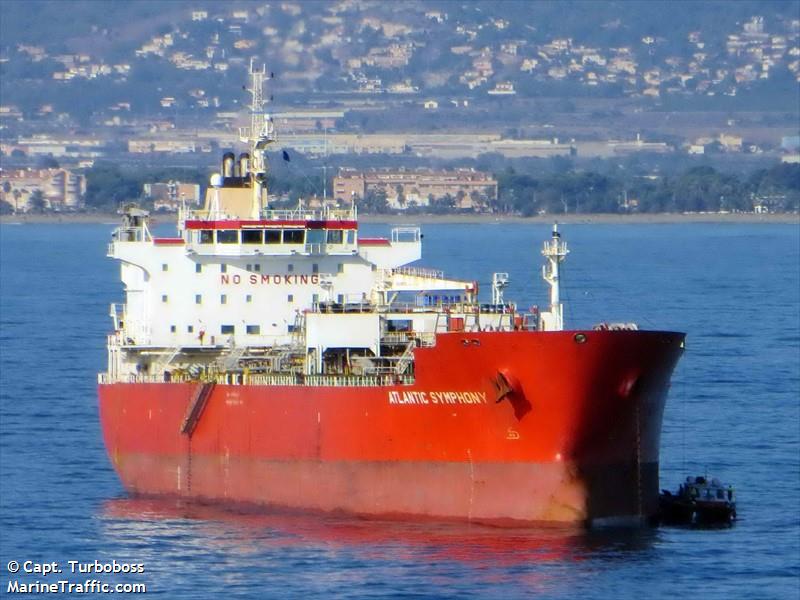 easterly symphony (Chemical/Oil Products Tanker) - IMO 9464560, MMSI 538010210, Call Sign V7A5757 under the flag of Marshall Islands