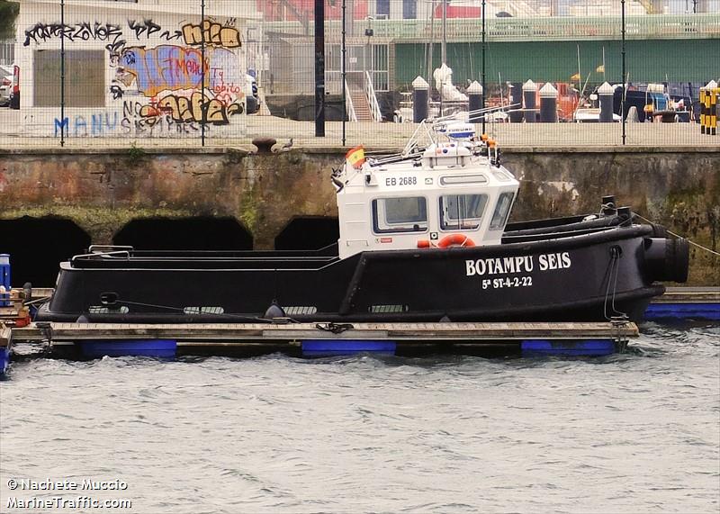 botampu seis (Unknown) - IMO , MMSI 225996351 under the flag of Spain