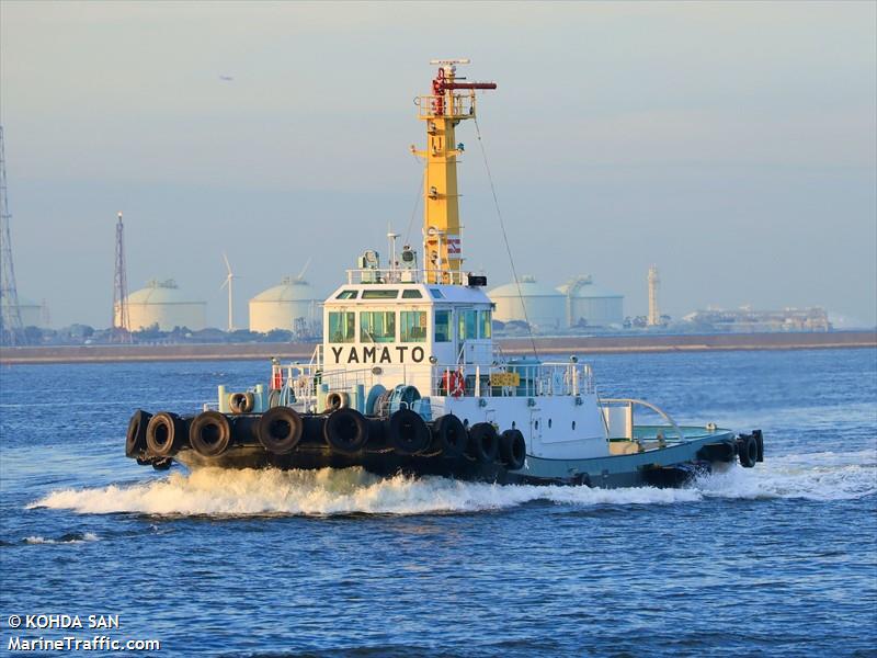 yamato maru (Tug) - IMO , MMSI 431020601, Call Sign JD5158 under the flag of Japan