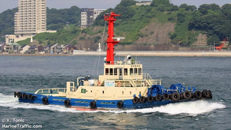 hosho (Tug) - IMO , MMSI 431602331, Call Sign JD2229 under the flag of Japan