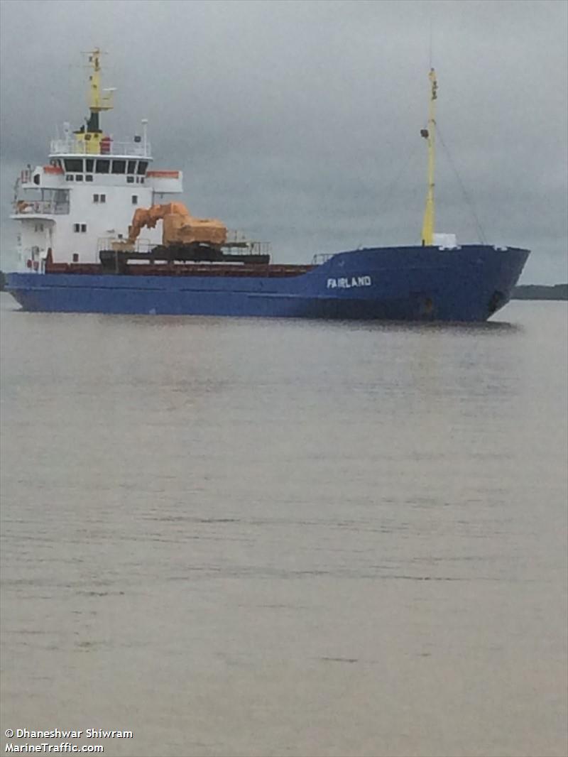 fairland (General Cargo Ship) - IMO 7500762, MMSI 750000037, Call Sign 8RPH under the flag of Guyana