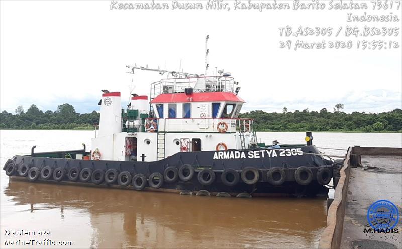 armada setya 2305 (Tug) - IMO , MMSI 525200848 under the flag of Indonesia