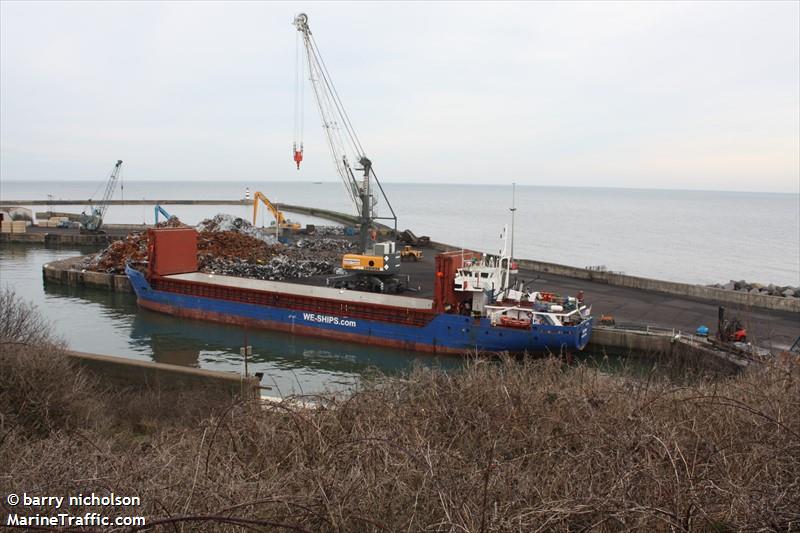 vulin (General Cargo Ship) - IMO 9015448, MMSI 314719000, Call Sign 8PHO8 under the flag of Barbados