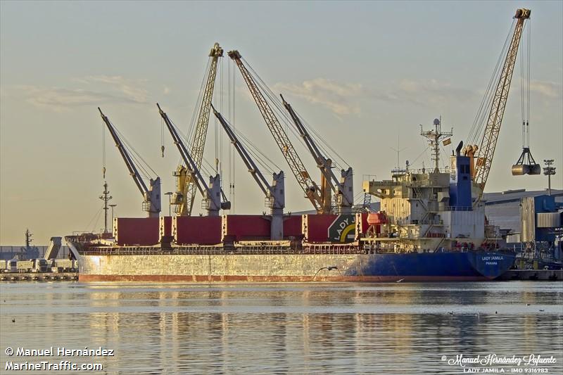 lady jamila (General Cargo Ship) - IMO 9316983, MMSI 352002374, Call Sign 3E2300 under the flag of Panama