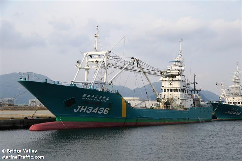 hamaheimaru no.28 (Fishing vessel) - IMO , MMSI 431020183 under the flag of Japan