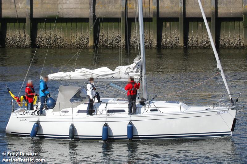 thetis (Sailing vessel) - IMO , MMSI 205325670, Call Sign OQ3256 under the flag of Belgium