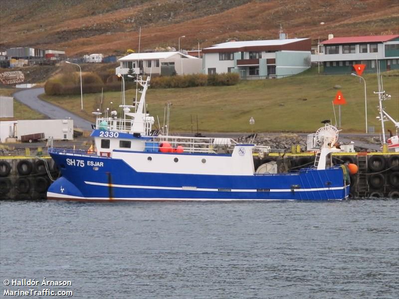 esjar (Fishing vessel) - IMO , MMSI 251801110, Call Sign TFWB under the flag of Iceland