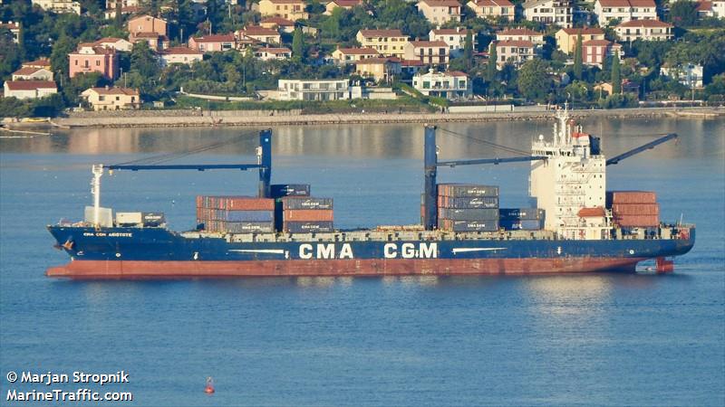 cma cgm aristote (Container Ship) - IMO 9360154, MMSI 215146000, Call Sign 9HA4981 under the flag of Malta