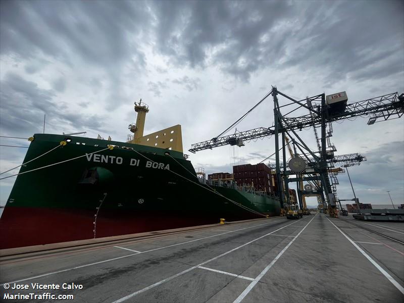 vento di bora (Container Ship) - IMO 9950064, MMSI 538010485, Call Sign V7A6106 under the flag of Marshall Islands