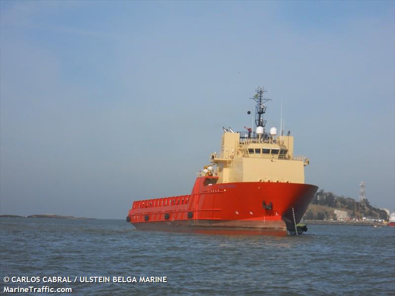 bram brasil (Offshore Tug/Supply Ship) - IMO 9610602, MMSI 710005960, Call Sign PPZU under the flag of Brazil