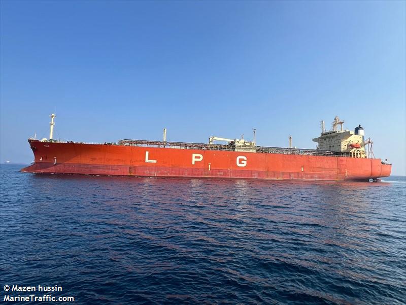 tulip (LPG Tanker) - IMO 8912558, MMSI 613467106, Call Sign TJM0150 under the flag of Cameroon
