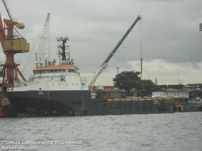 bigua (Offshore Tug/Supply Ship) - IMO 9440693, MMSI 710002950, Call Sign PPYM under the flag of Brazil