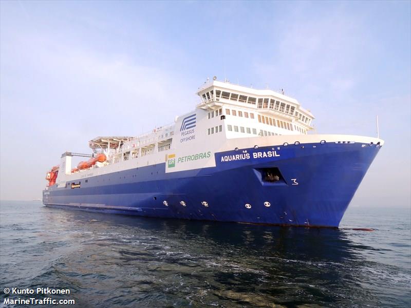 aquarius brasil (Offshore Support Vessel) - IMO 9147306, MMSI 255804790, Call Sign CQKZ under the flag of Madeira