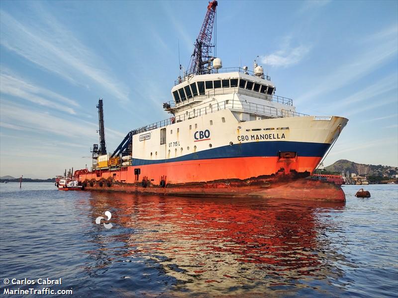 cbo manoella (Offshore Tug/Supply Ship) - IMO 9482378, MMSI 710028130, Call Sign PPPH under the flag of Brazil