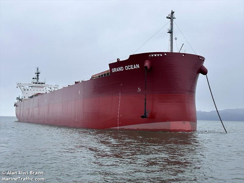 grand ocean (Bulk Carrier) - IMO 9949651, MMSI 538010206, Call Sign V7A5750 under the flag of Marshall Islands