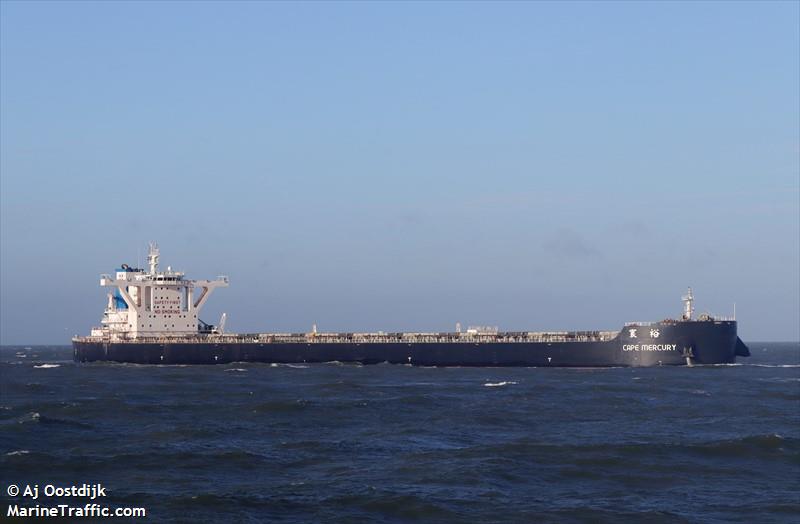 cape mercury (Bulk Carrier) - IMO 9943827, MMSI 563167800, Call Sign 9V7607 under the flag of Singapore