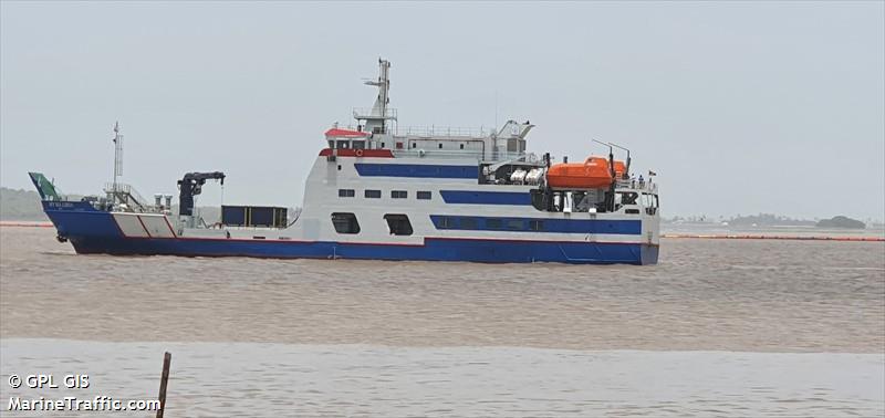 mv ma lisha (Passenger/Ro-Ro Cargo Ship) - IMO 9966075, MMSI 750000068 under the flag of Guyana