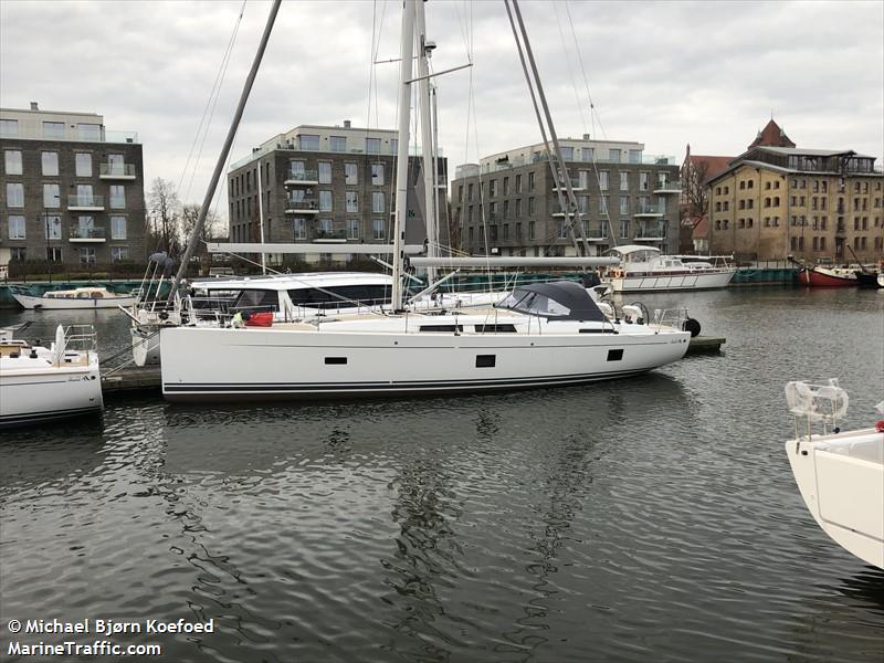 sia (Pleasure craft) - IMO , MMSI 219028601, Call Sign XPH7107 under the flag of Denmark