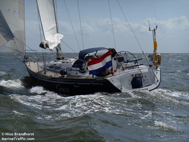 grace (Pleasure craft) - IMO , MMSI 244719388, Call Sign PG7185 under the flag of Netherlands