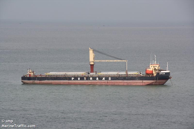 epic 09 (General Cargo Ship) - IMO 9489857, MMSI 574003290, Call Sign XVMF9 under the flag of Vietnam