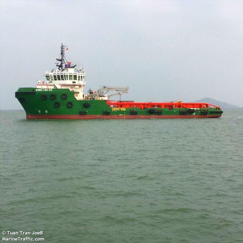 vung tau 03 (Offshore Tug/Supply Ship) - IMO 9550228, MMSI 574828000, Call Sign 3WZU under the flag of Vietnam