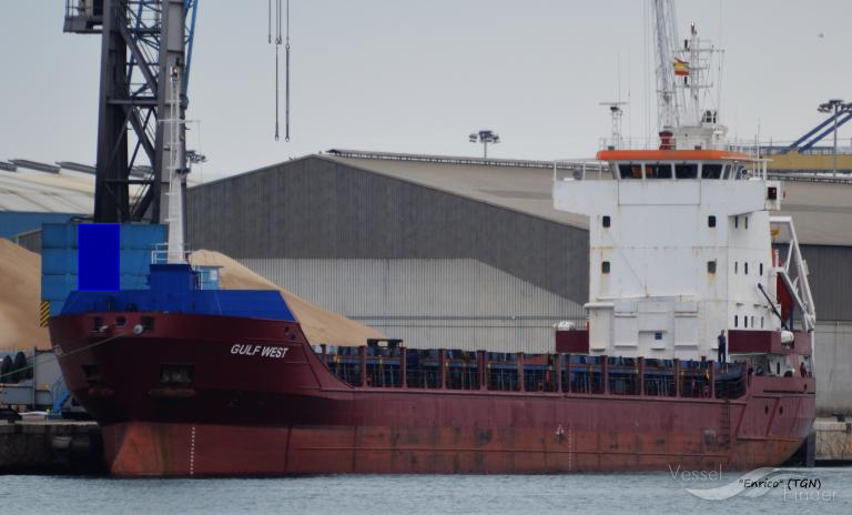 gulf west (General Cargo Ship) - IMO 9125085, MMSI 304302000, Call Sign V2NA4 under the flag of Antigua & Barbuda