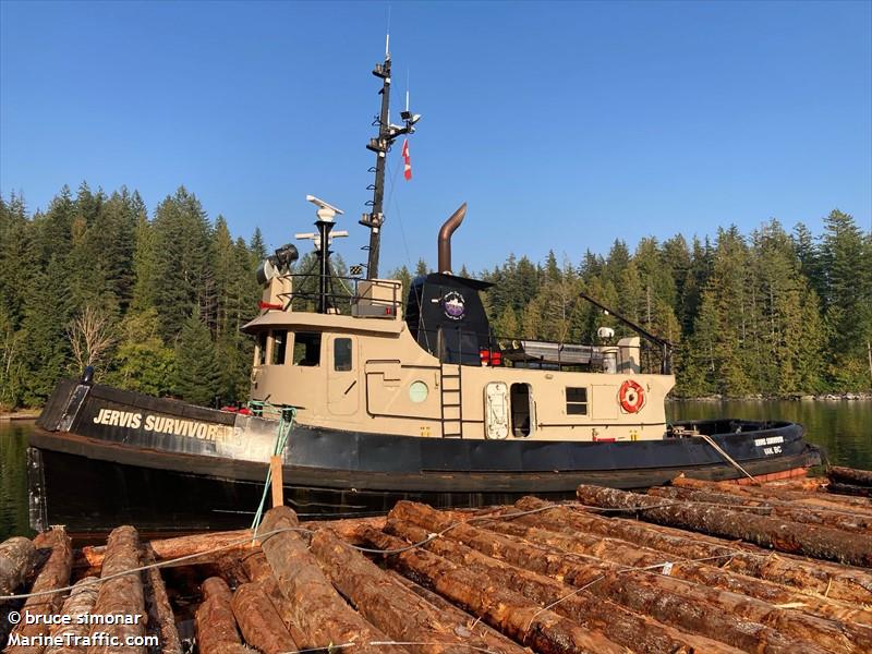 jervis survivor (Other type) - IMO , MMSI 316003671 under the flag of Canada