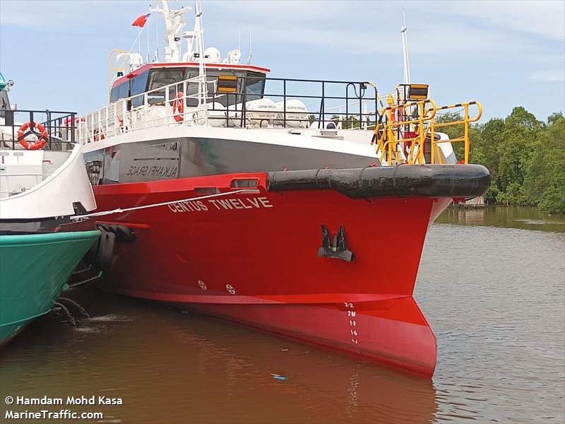 centus twelve (Offshore Tug/Supply Ship) - IMO 9971989, MMSI 533132559, Call Sign 9M2986 under the flag of Malaysia