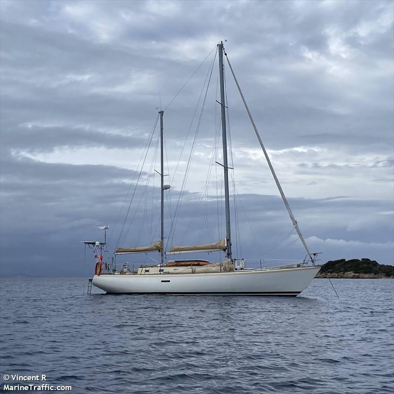 zou mai (Sailing vessel) - IMO , MMSI 227085760, Call Sign FO2754 under the flag of France