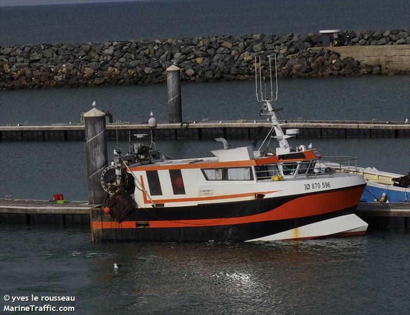 fv le battant 2 (Fishing vessel) - IMO , MMSI 228308990, Call Sign FS7849 under the flag of France