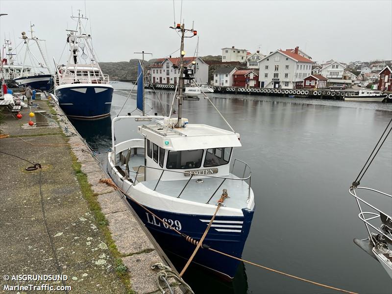 ll 629 kotten (Fishing vessel) - IMO , MMSI 265043690, Call Sign SFD2386 under the flag of Sweden