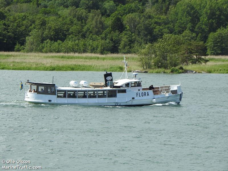 flora (Passenger ship) - IMO , MMSI 265662250, Call Sign SFE2530 under the flag of Sweden